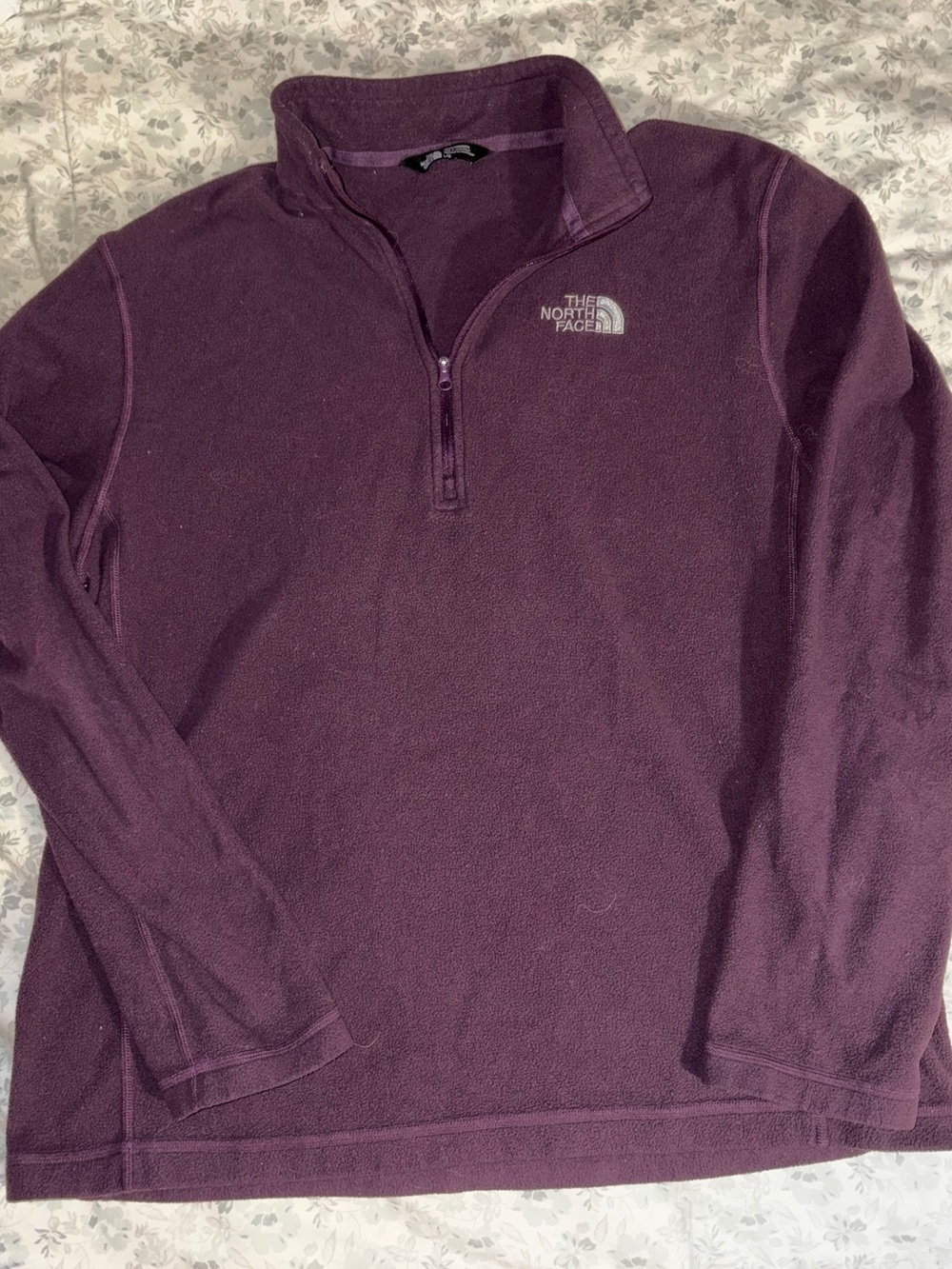 The North Face Plum Purple Half-Zip Fleece Pullover